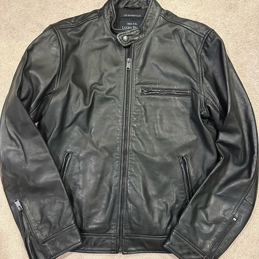 Lucky Brand Black Leather Jacket